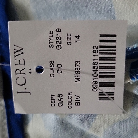 New w/ tag J Crew flowered shorts - Picture 7 of 7